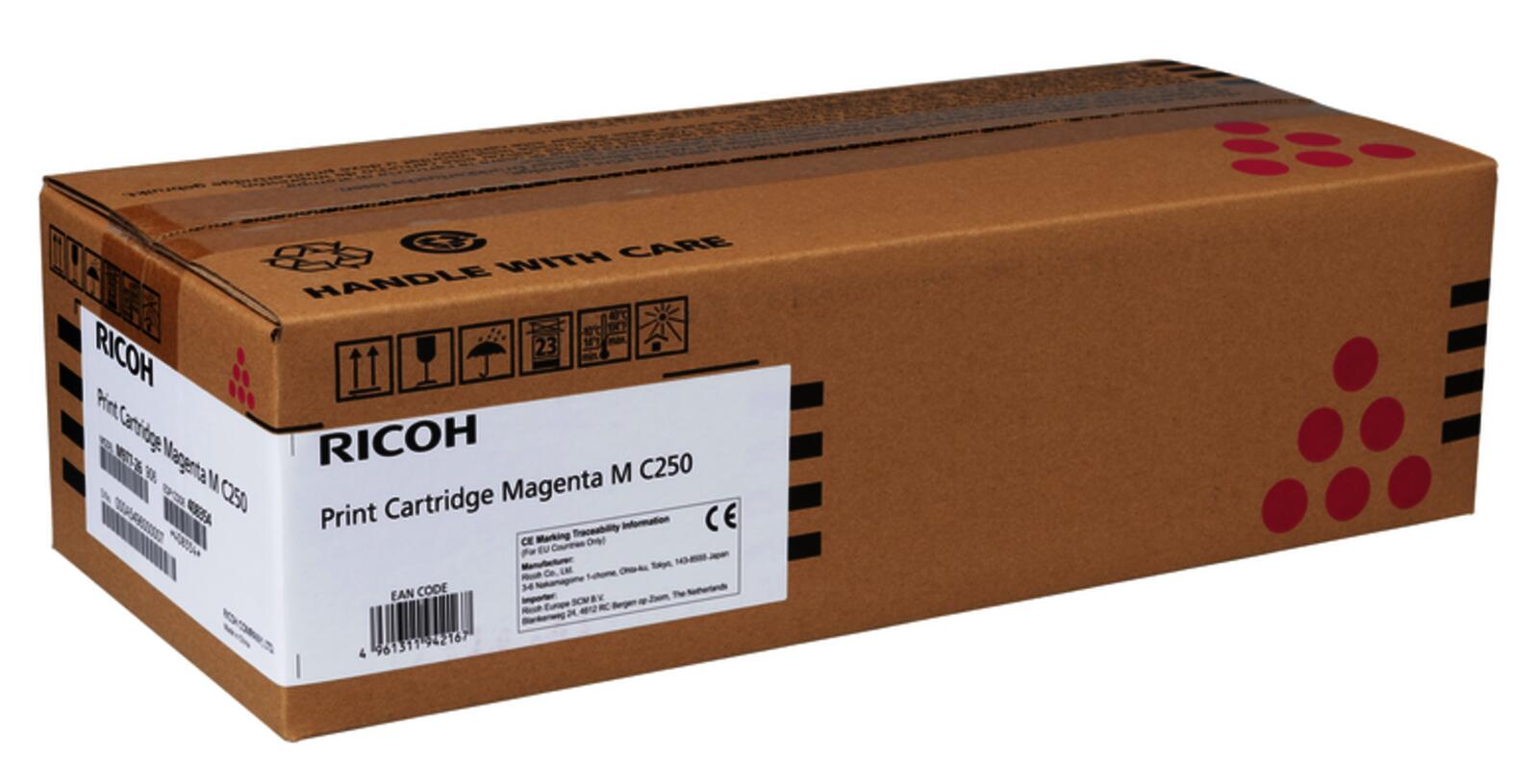 Ricoh Original Toner M C250 - magenta (408352) Ricoh Original Toner M C250 - magenta (408352)